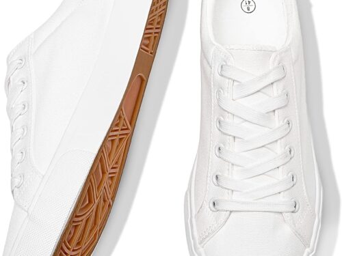 Mens Shoes White Black Sneakers