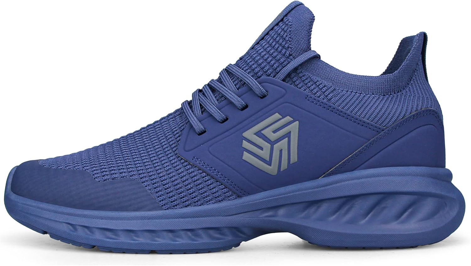 Giniros Mens Slip On Walking Shoes Non Slip Running Shoes Breathable Workout Shoes Lightweight Gym Sneakers